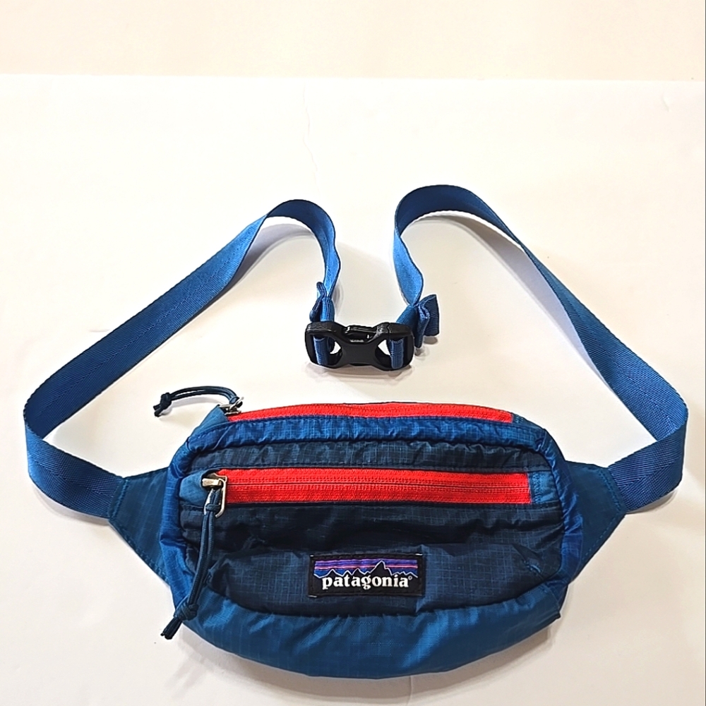 Patagonia Blue Paintbrush MiniBelt Bag with Adjustable Straps